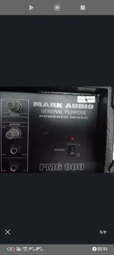 Cabeçote Amplificado Mark Áudio PM6 800