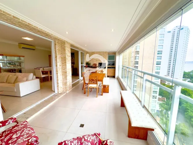 Apartamento com vista para o mar, 3 dormitórios, Enseada, Guarujá