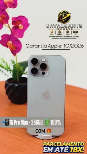 16 pro max - 256GB - Garantia Apple -100% bateria