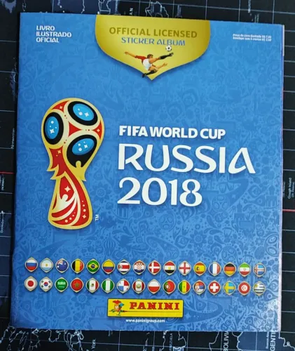 Álbum de figurinhas da Copa do Mundo 2018 na Rússia. (LEIA O ANÚNCIO)
