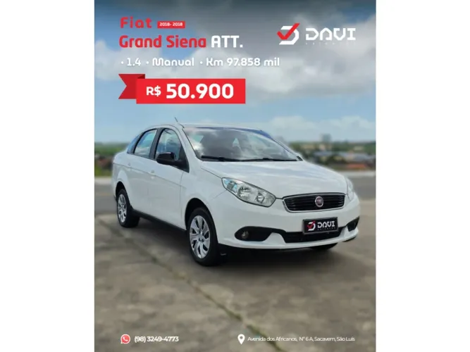 Fiat Grand Siena Attrac. 1.4 EVO F.flex 8V 2018