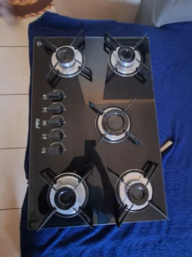 Fogão Cooktop askol a gás e acendimento elétrico