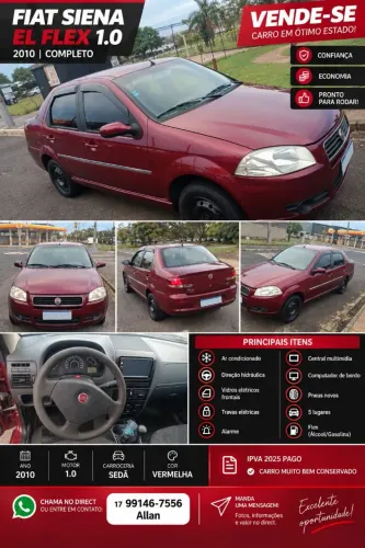 Fiat Siena EL 1.0 MPI Fire Flex 8V 4P 2010