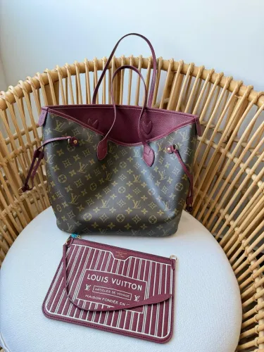 Bolsa Louis vuitton neverfull dupla face 