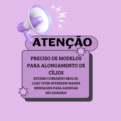 Preciso de Modelos para extensão de cílios 