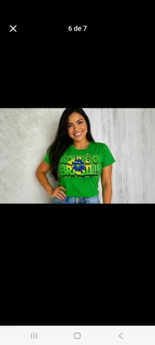 T shirt do Brasil M Promoção 
