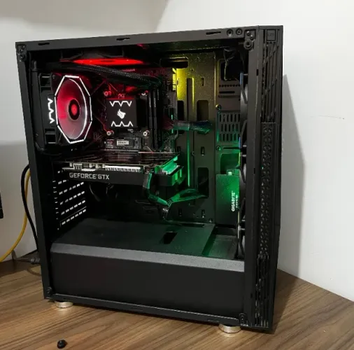 Computador PC Gamer - GTX 1660 Super 6GB, 16GB RAM, i5 9600K, 120GB SSD + 1TB HD