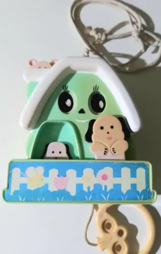 Caixa musical para bebê de cordinha pra puxar
