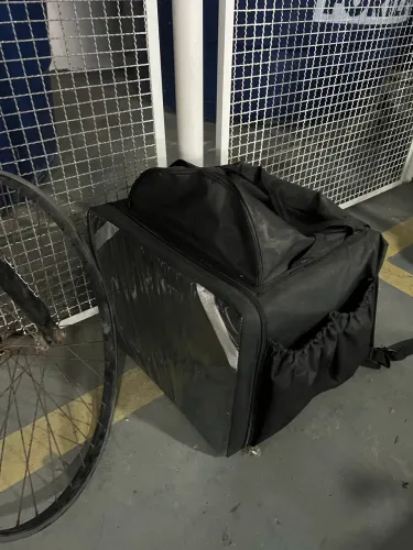 Bicicleta e mochila bag
