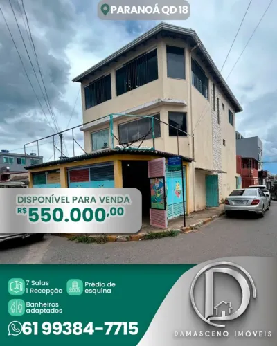 Prédio para Venda em Brasília, Paranoá, 4 dormitórios, 3 suítes, 4 banheiros