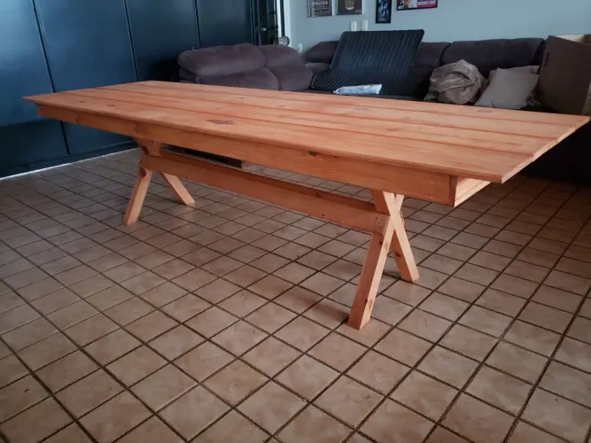 Mesa de Madeira 3,00 x 1,20