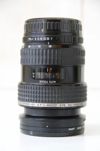 Lente SMC PENTAX Médio Formato - FA 645 45-85mm ZOOM 1:4.5