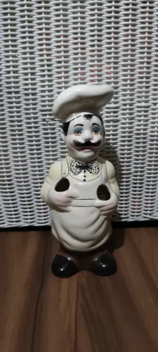 CHEFE DE COZINHA - PORTA COLHERES DE PAU