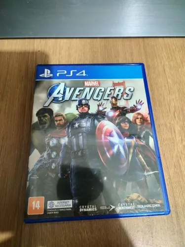 Avengers PS4 - mídia física