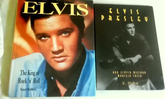 ELVIS PRESLEY - 2 LIVROS RAROS