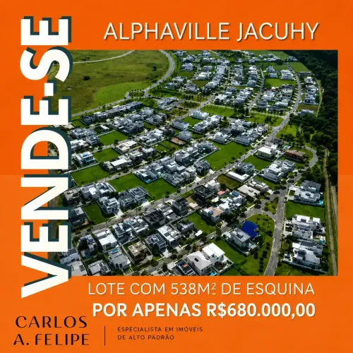 Maravilhoso lote em Alphaville Jacuhy