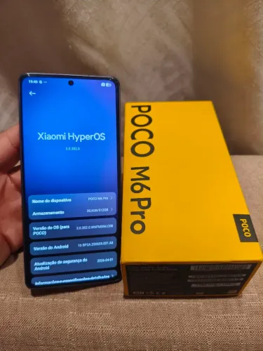 Poco M6 PRO 512gb troco em iPhone 