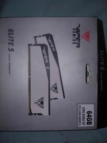 Memória Patriot Viper Gaming Elite 5 - DDR5 32gb 6400mhz cl32