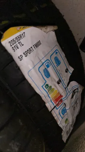 4 pneu DUNLOP 205/55/17
