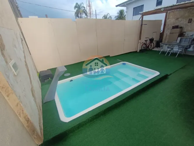 ESPETACULAR KIT A 200 METROS DA PRAIA COM PISCINA E CHURRASQUEIRA TODA MOBILIADA PARA LOCA