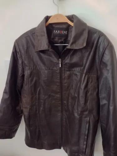 Jaqueta couro legítimo Premium masculina P