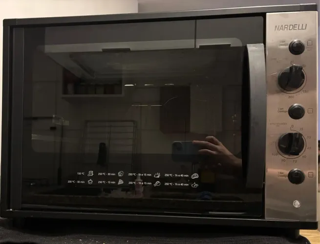 Forno Elétrico Nardelli 60L com Espeto Giratório 