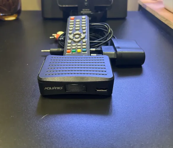 Conversor digital Aquário DTV-4000S Full HD com gravação