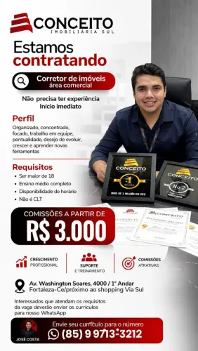 Vaga de emprego ( Sem experiência )