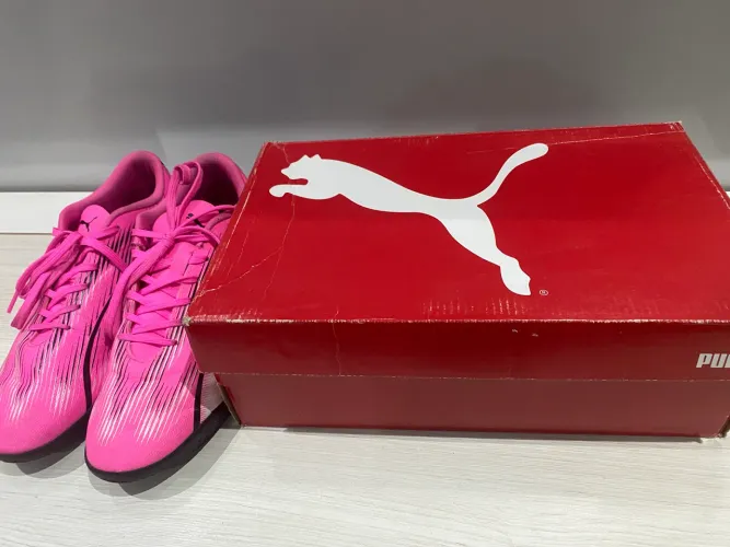 Chuteira Puma Ultra Play IT Futsal Rosa - Nº 40 - Original 