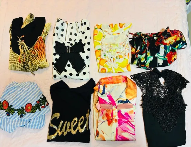 Kit com 08 blusas femininas por um preço imperdível!!!