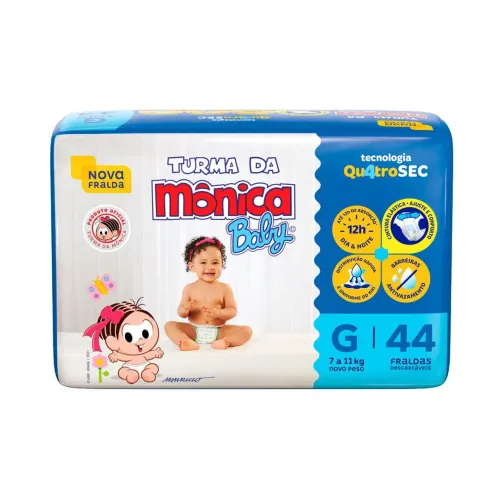 Fralda Turma da Monica Baby G
