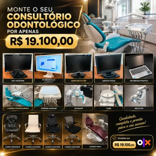 Monte seu consultório odontológico