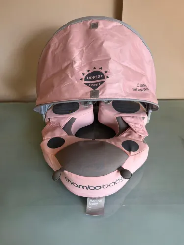 Boia com Cobertura UV MamboBaby Rosa - Pouquíssimo Uso!