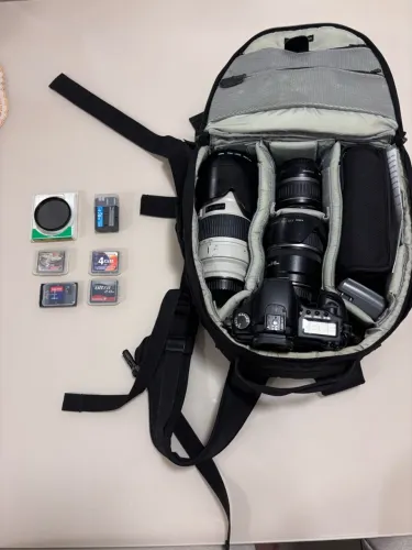 Kit canon 30D + 3 lentes + flash