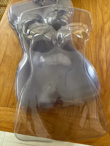 Conjunto de 5 Cabides de acrílico (corpinho)