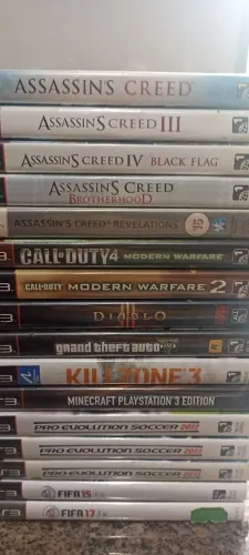 Lote de 16 jogos de Playstation 3