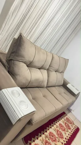 SOFA SUPER CONFORTÁVEL RETRÁTIL E RECLINÁVEL ENTREGO GRÁTIS