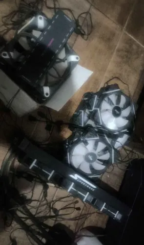 Kit radiador 360mm mais 16 fans 120