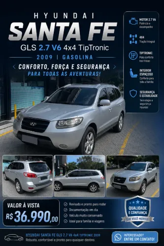 Hyundai Santa Fe GLS 2.7 V6 4x4tiptronic 2010