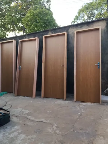 Porta HDF completa só no ponto de chunba na sua residência