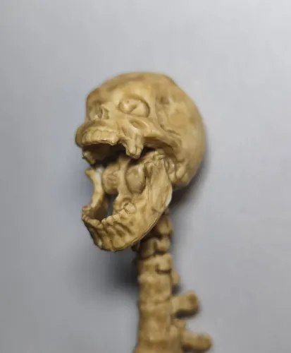 Marvel Legends Acessório Crânio Coluna Vertebral altura 7 cm ideal p/ Thanos Mortal Kombat