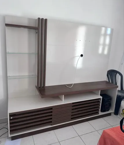 Rack com painel luz de led