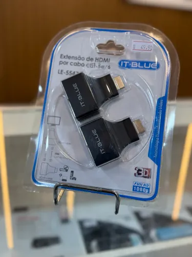 Extensão de Hdmi Por Cabo de Rede Cat5e e Cat6