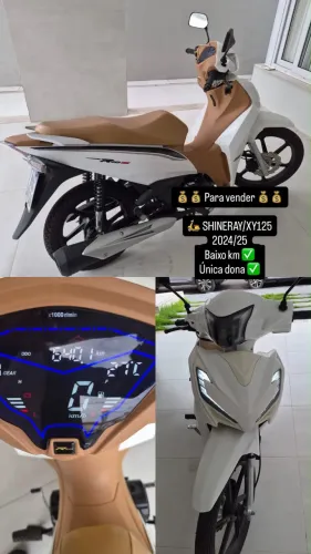 Shineray XY 125 2024/2025 - 640km - Única Dona - IPVA Pago