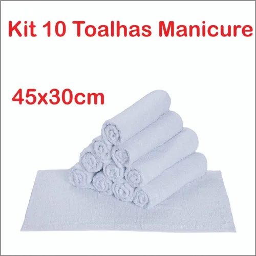 Kit 10 Toalhas de rosto - Casa ou trabalho