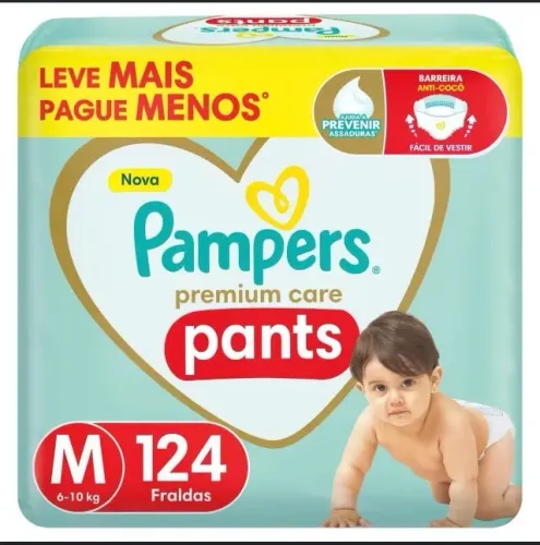 Fralda Pampers Premium Care