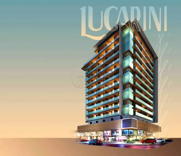 Apartamento Quarto e Sala com Vista Mar e Varanda à venda no Edifício Lucarini