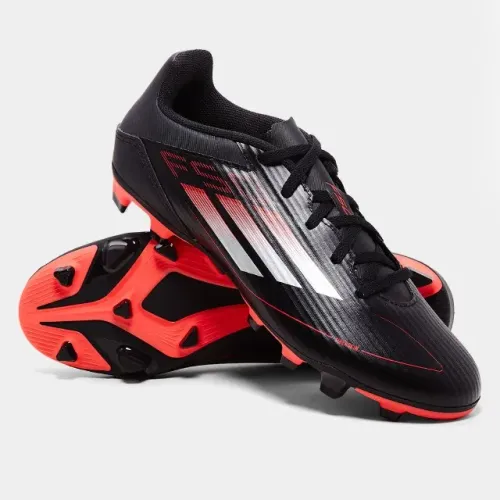 Chuteira Campo Adidas F50 Club Unissex - Preto+Vermelho Nova Original com Nota Fiscal