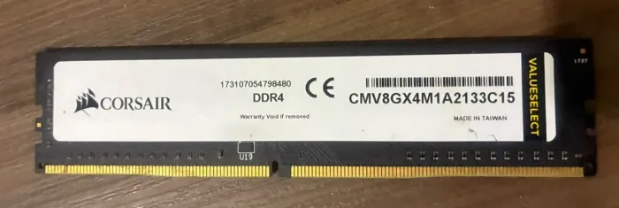 Memória 8GB Ram Corsair Valueselect ddr4