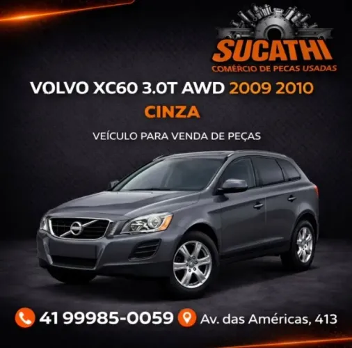 Sucata Venda De Peças Volvo XC60 3.0T AWD 2009 2010
